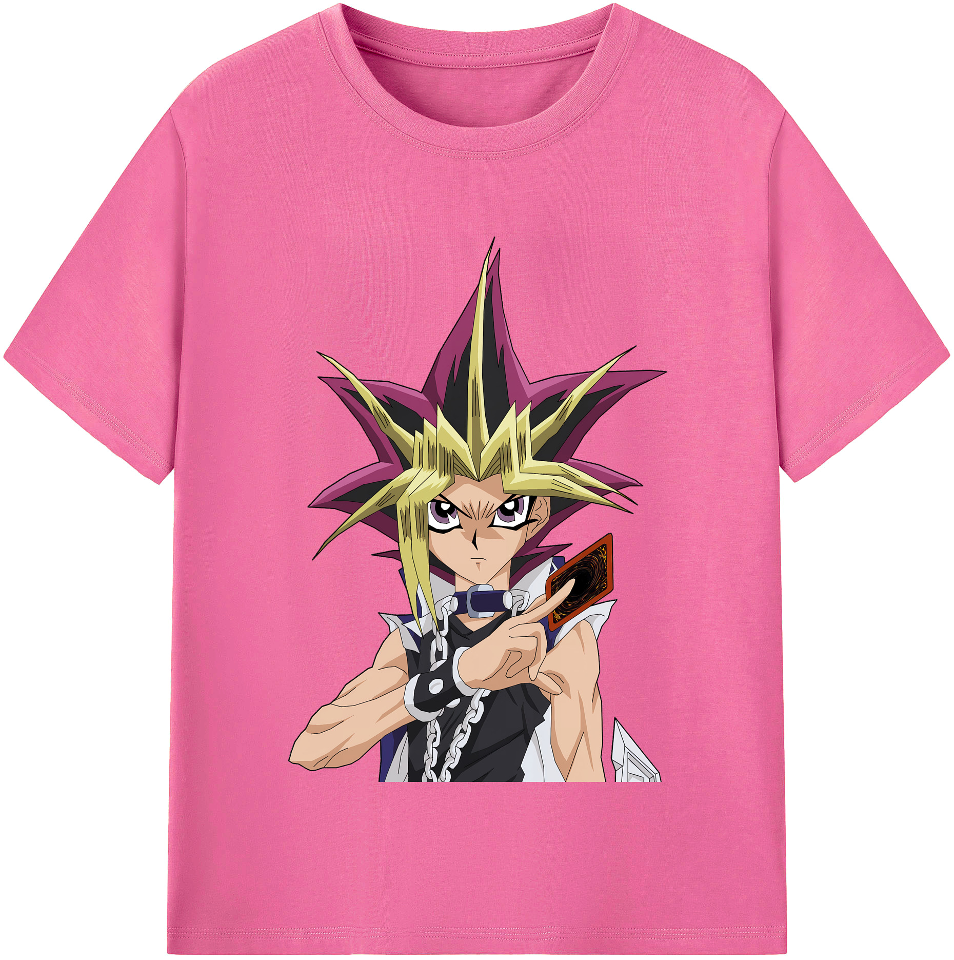 （画像用） 遊☆戯☆王 Yu-Gi-Oh! レディースカジュアルプリントTシャツ（綿100％）